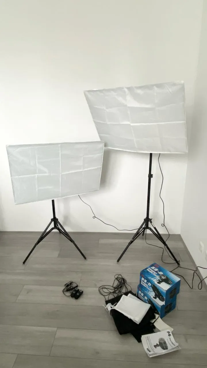 Продаю искусственный свет Falcon Eyes Compact Studio Kit + Yongnuo trigger RF603C ii (Canon).