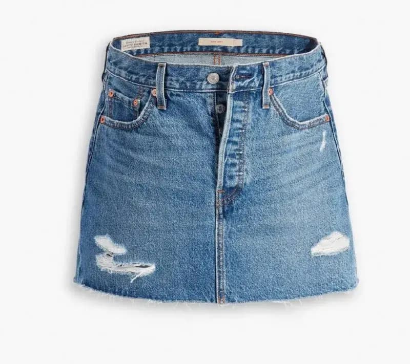 Levi’s Icon синяя джинсовая юбка (оригинал)