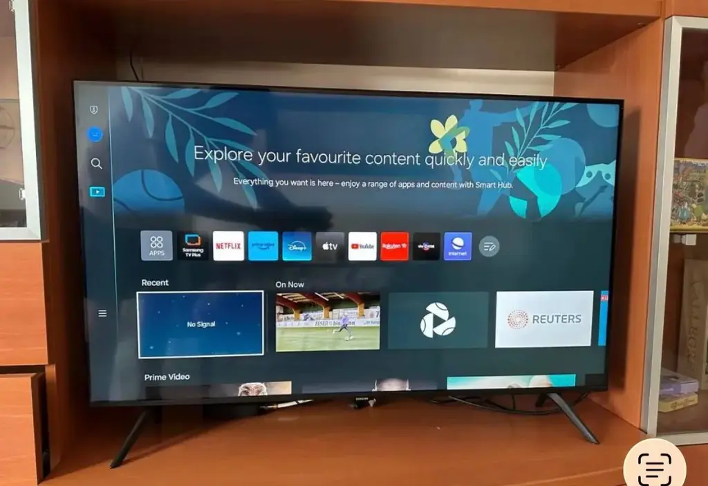 TV SAMSUNG  43'' TU43CU7025KXXC (LED - 4K Ultra HD - 109 cm - Smart TV) (с коробкою)