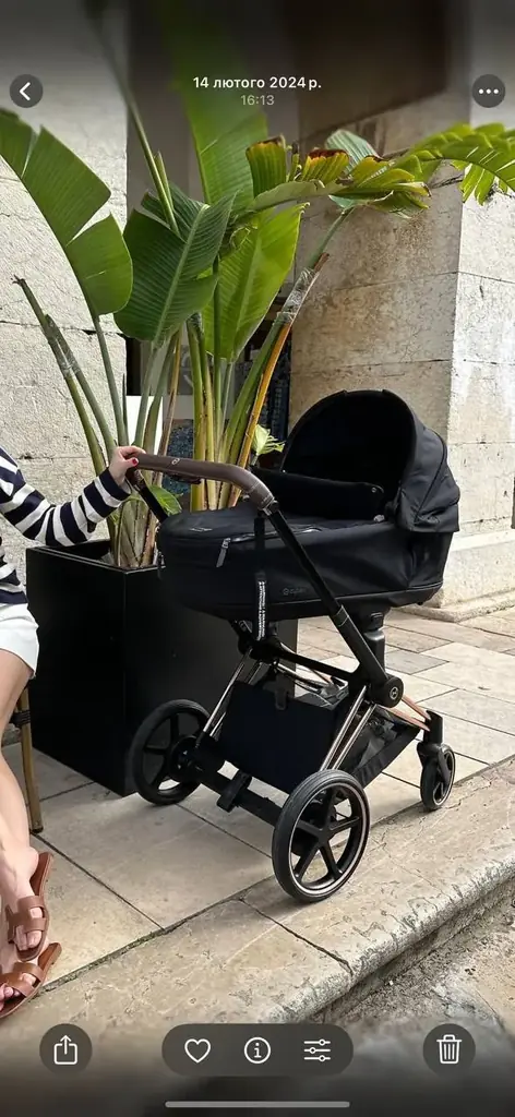 Продам коляску Cybex e-Priam 3-в-1 (б/у)