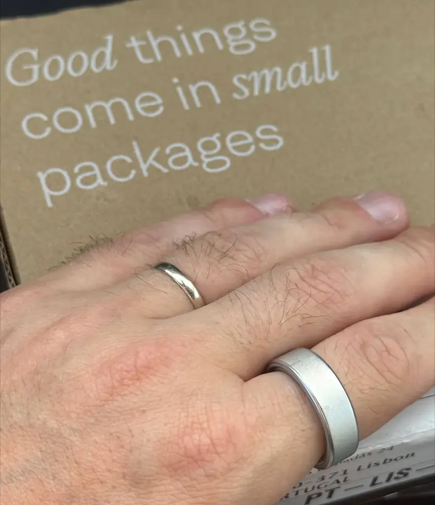 Продам кольцо Oura ring 4 в эксклюзивном цвете brushed silver size 11
