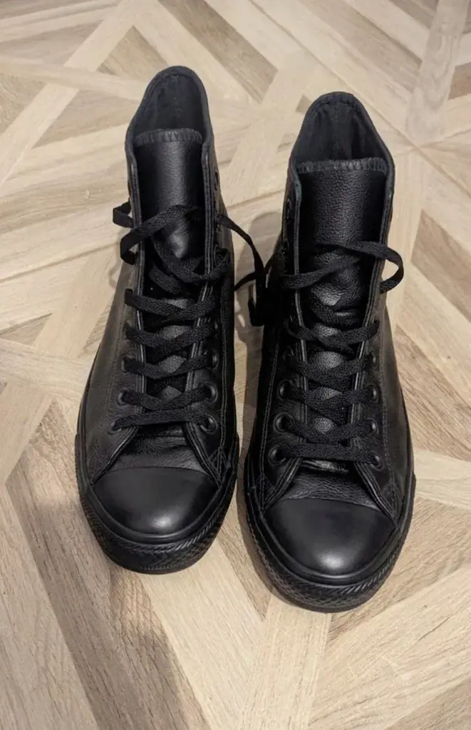 Оригинальные  Converse Chuck Taylor All Star Leather black - 42 размер 27см