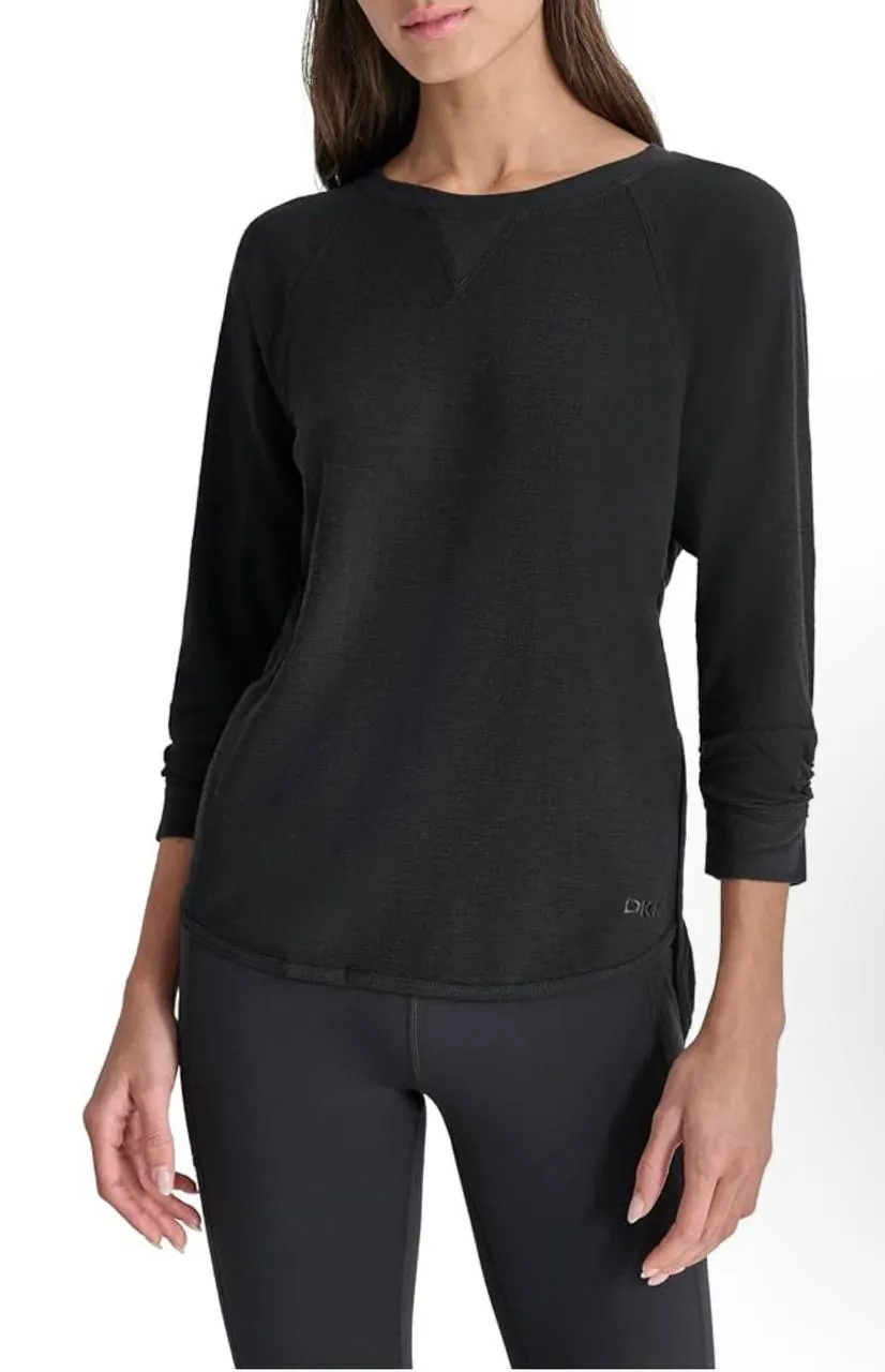 DKNY спортивный реглан черного цвета рукав 3/4
