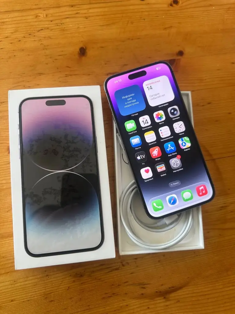 Продаю iPhone 14 Pro Max 256 память , в отличном состоянии без царапин , 420 € , все функции работа…