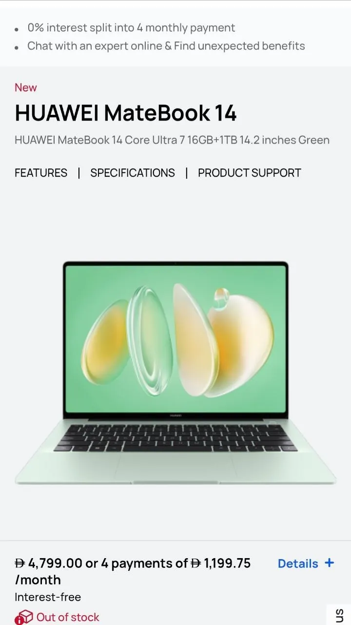 Huawei MateBook 14 – Ultra 7 | OLED 2.8K | Windows 11 🔥