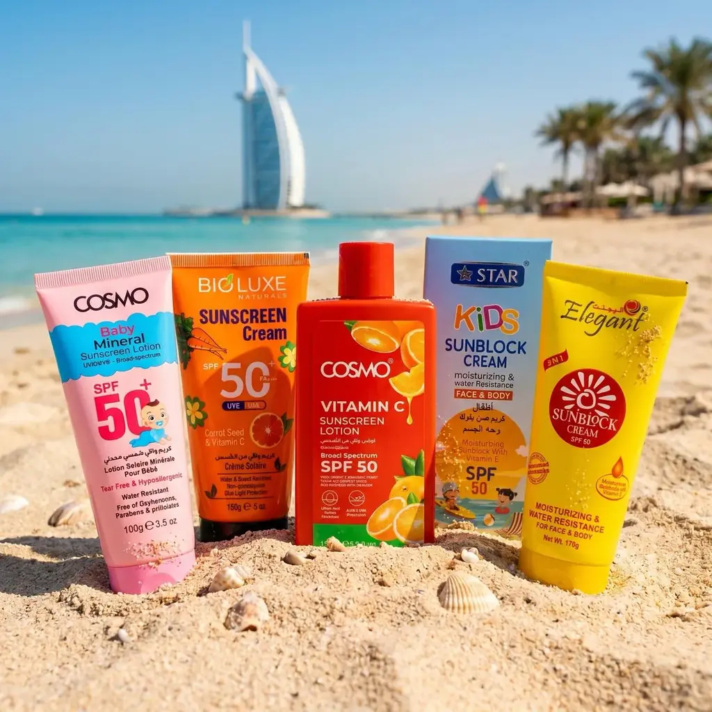 Солнцезащитный крем от 4.99 aed в Fix Price 🍋