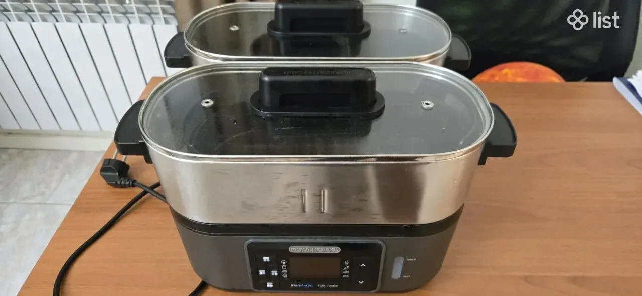 Интеллектуальная пароварка премиум класса Morphy Richards IntelliSteam 470006 - 6.8 л