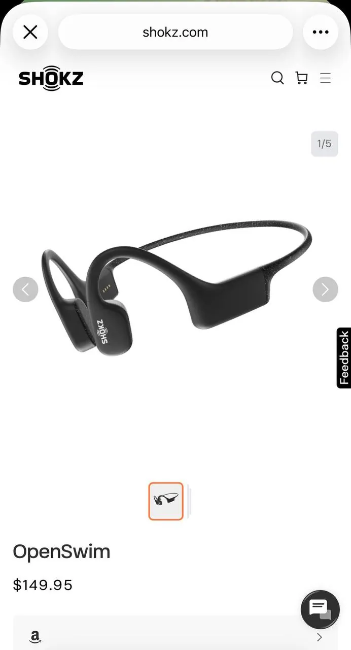 Продам Shokz OpenSwim- водонепроницаемые наушники с технологией костной проводимости, созданные спе…