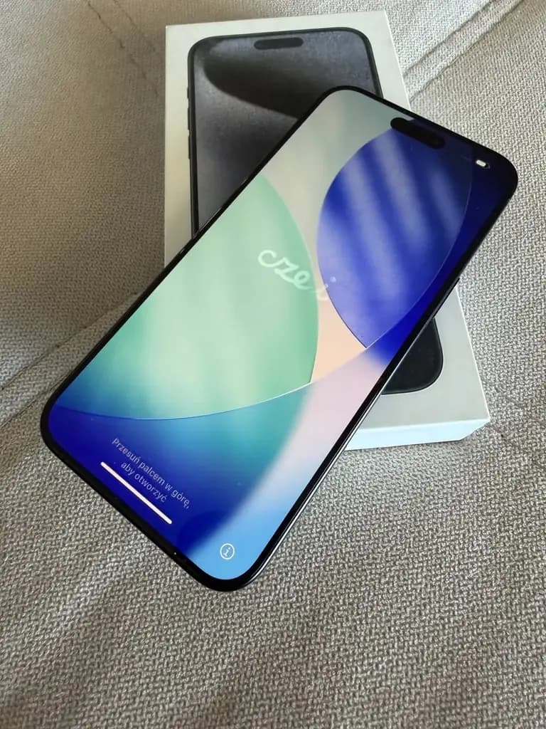 iPhone 15 pro max Blue Titanium 512gb