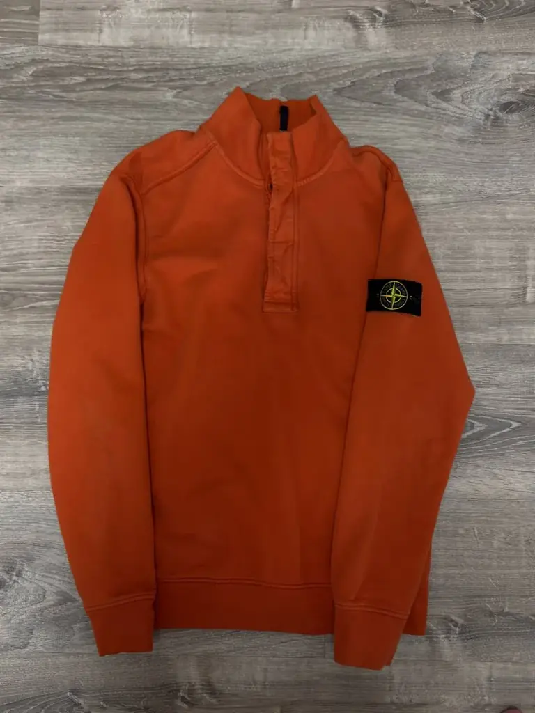 Stone Island 1/3 зип, цвет оранжевый 🧡, размер XL, конд 9.5/10, цена 110€ 5620 грн