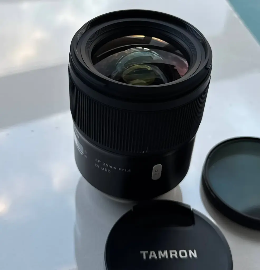 📸 Продаю Tamron SP 35mm F/1.4 Di USD +Hoya Filter — Excellent Condition