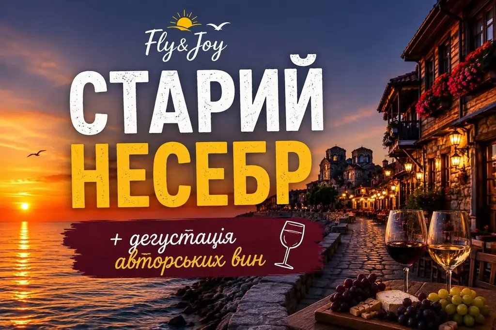 🌅 Старий Несебр + дегустація авторських вин 🍷