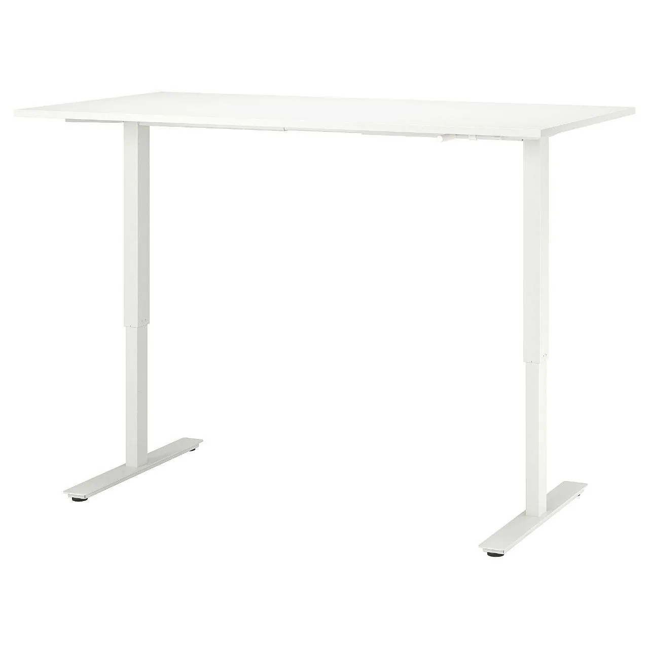 IKEA TROTTEN белый регулируемый рабочий стол 160 × 80 см