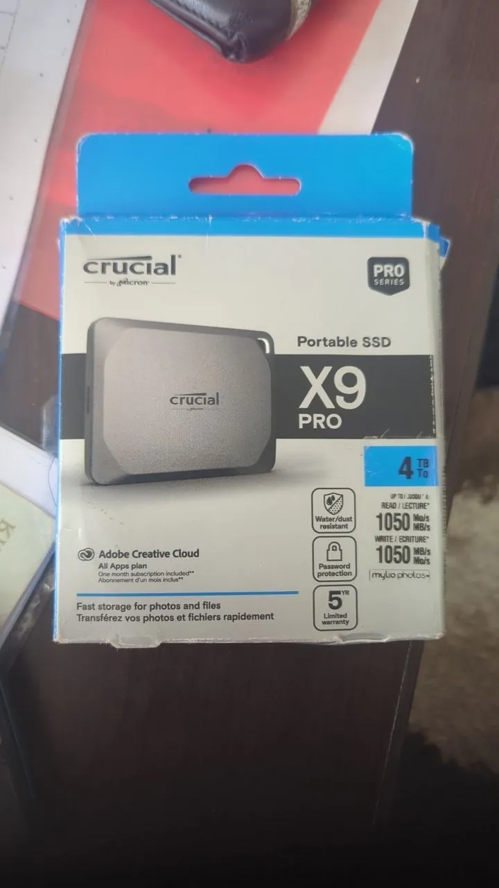 Переносной SSD Crucial X9 4TB
