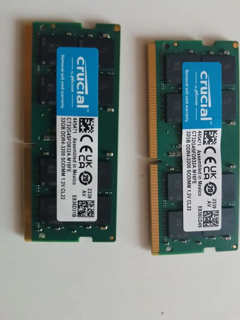 Оперативная память для ноутбука so-dimm DDR4-3200 32 Гб одной планкой.