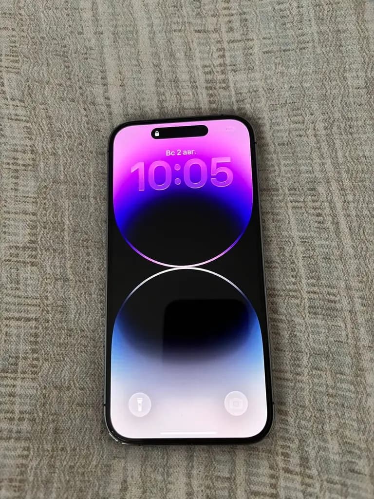 Продаю iPhone 14 Pro 128 ГБ в красивом фиолетовом цвете