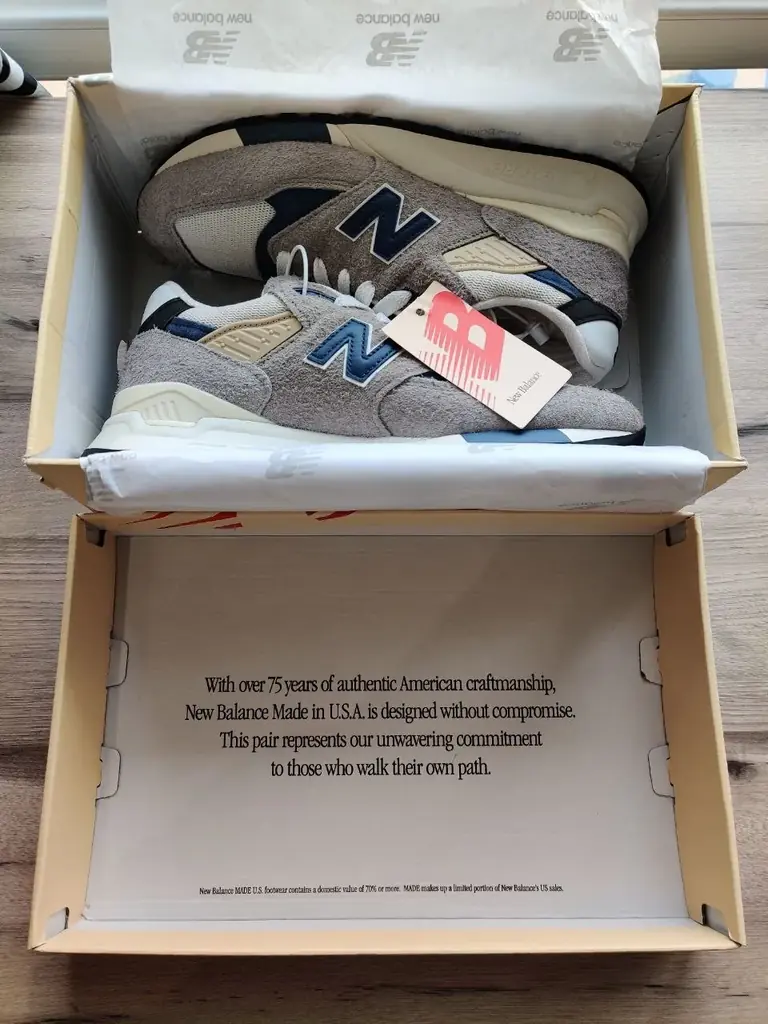 🎁 Новые кроссовки New Balance 998 Teddy Santis Grey Day, Made in USA, оригинал, из США, лимитирова…