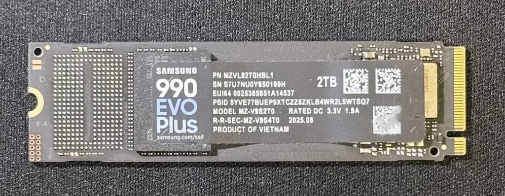 SSD Samsung 990 EVO Plus 2TB NVMe M.2
