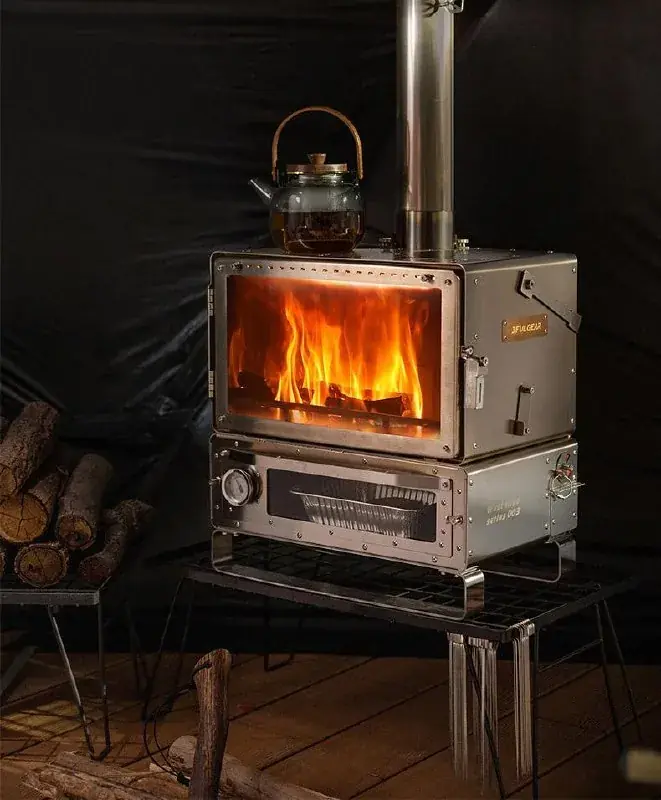 🔥 Походная печь с духовкой