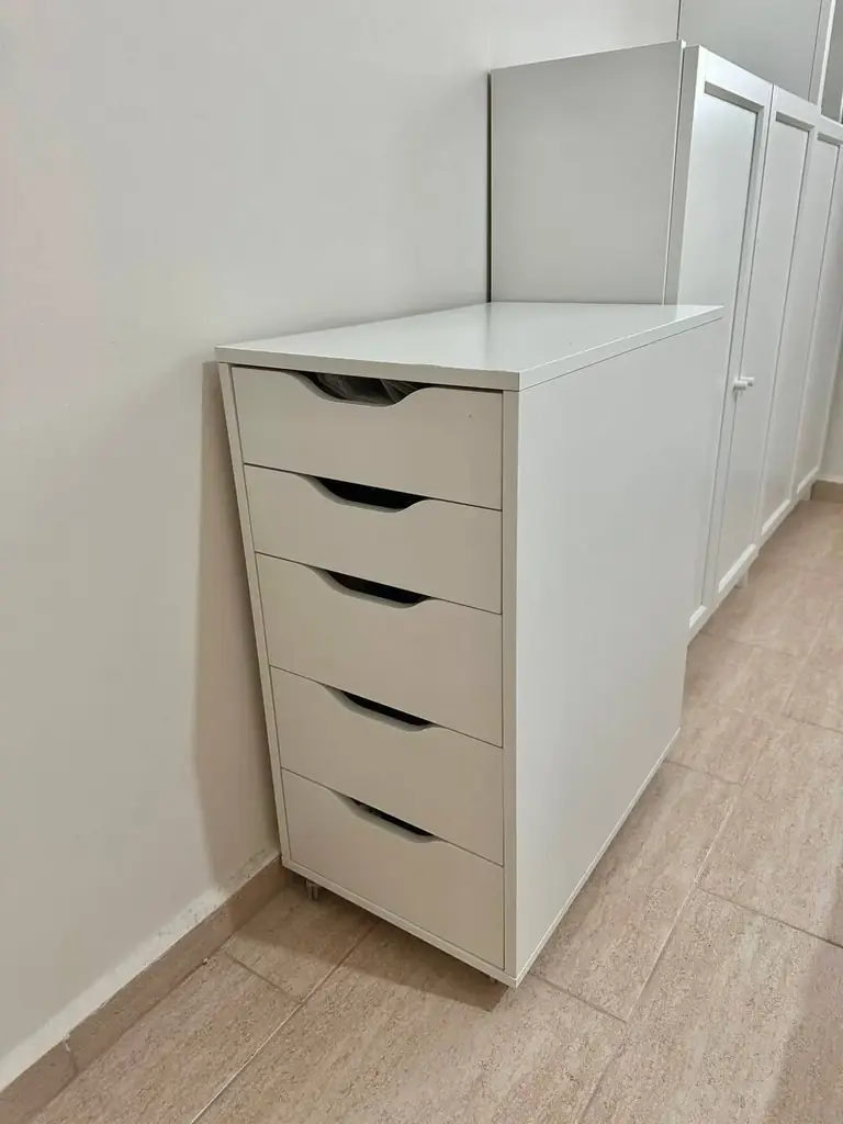 Продам IKEA ALEX комод с ящиками, белый - 4800 TL