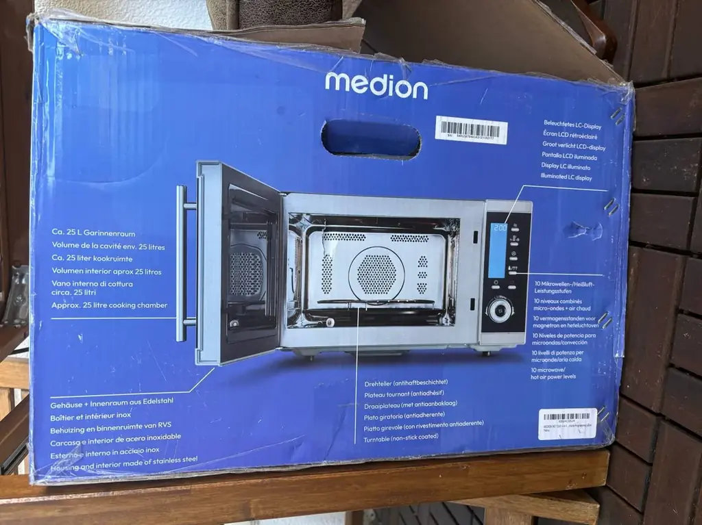 Продаю микроволновую печь MEDION md 15501