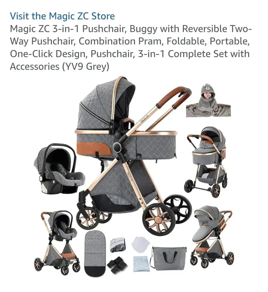 👨🍼❣Продам коляску - бренд Magic ZC, цена 45 евро.