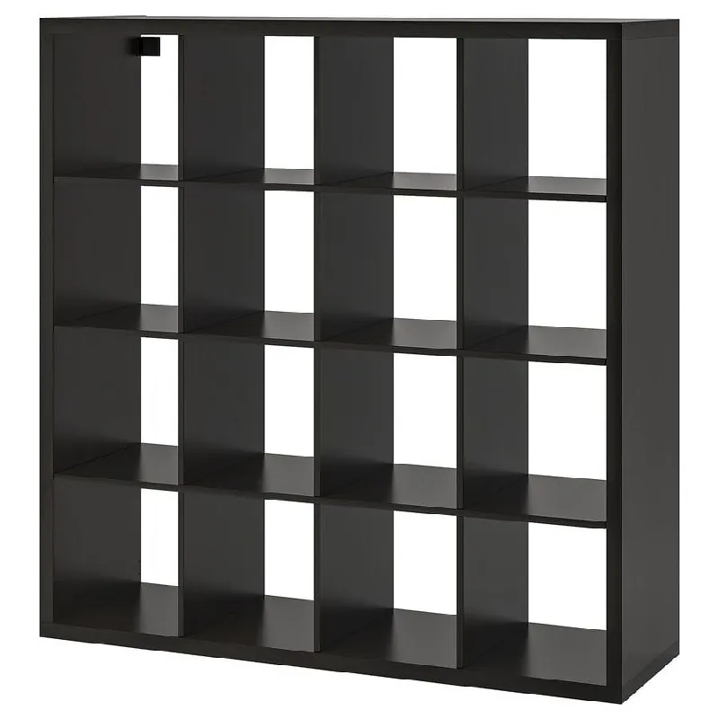 Полки IKEA Kallax 147×147, черный цвет