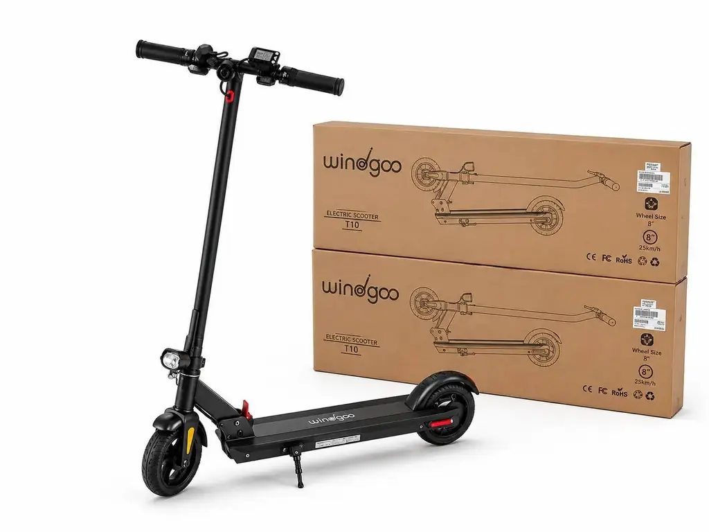 Электросамокат Windgoo T10 — лёгкий, складной, до 20 км/ч