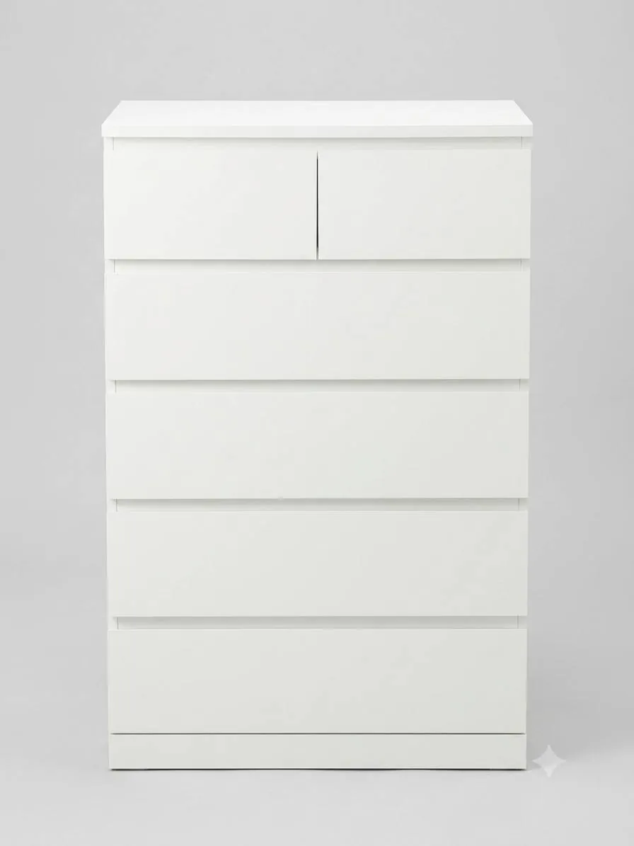 Продам комод STORKLINTA, 6 szuflad, biały, 80x48x123 cm