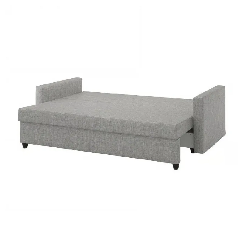Диван IKEA раскладывается в большое спальное место, с вместительным местом для хранения.