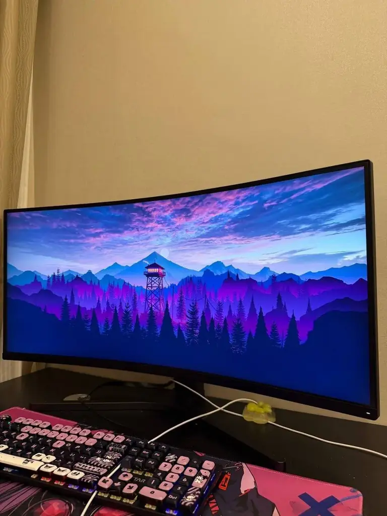 1. Xiaomi Mi Curved Gaming Monitor 34" (XMMNTWQ34)