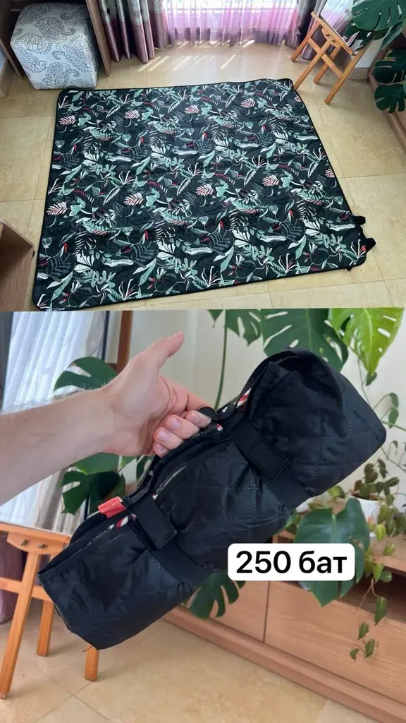 🏖️Пляжный плед декатлон. Приятный, водонепроницаемый - 250 бат
